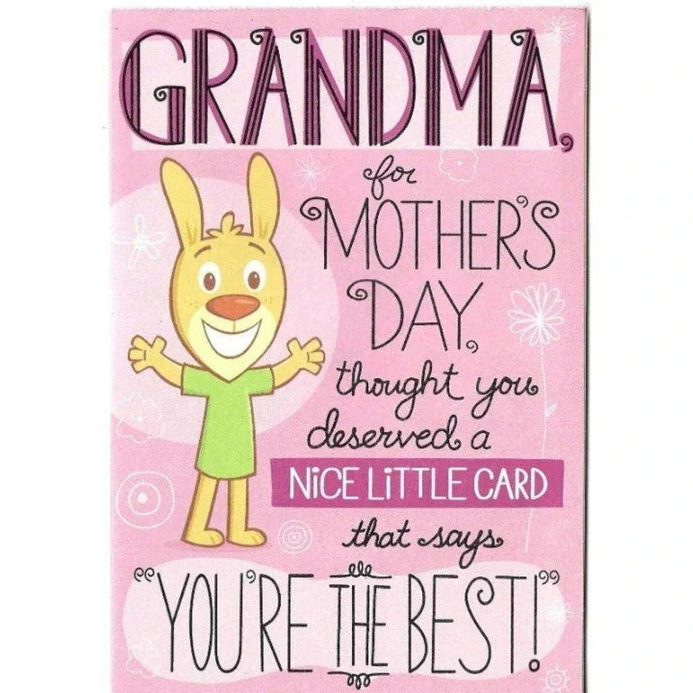 lot set 2 x New Hallmark mother's day card Grandma you are the best